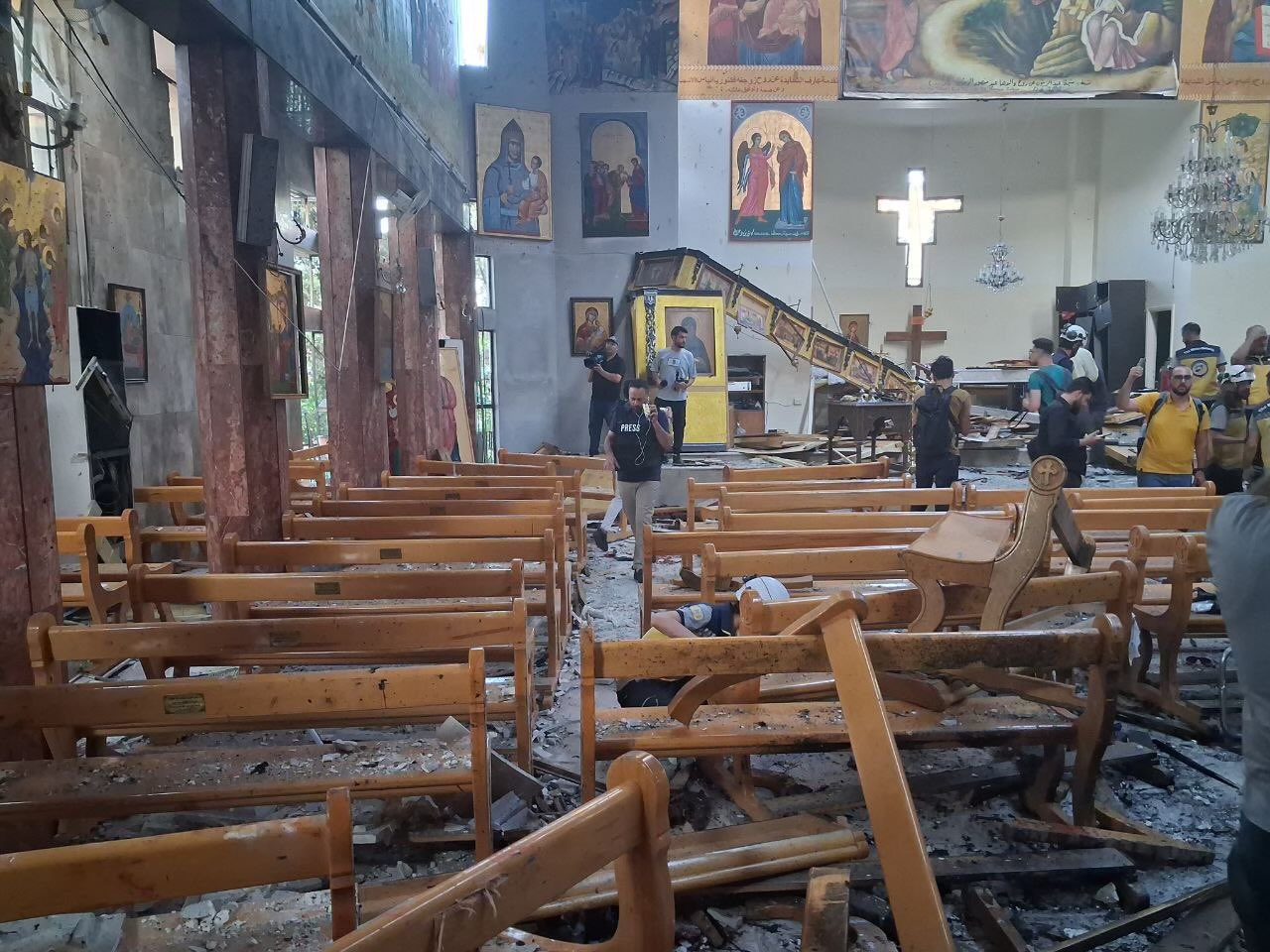 Şam'da kiliseye saldırı:  İlk belirlemelere göre 15 kişi hayatını kaybetti